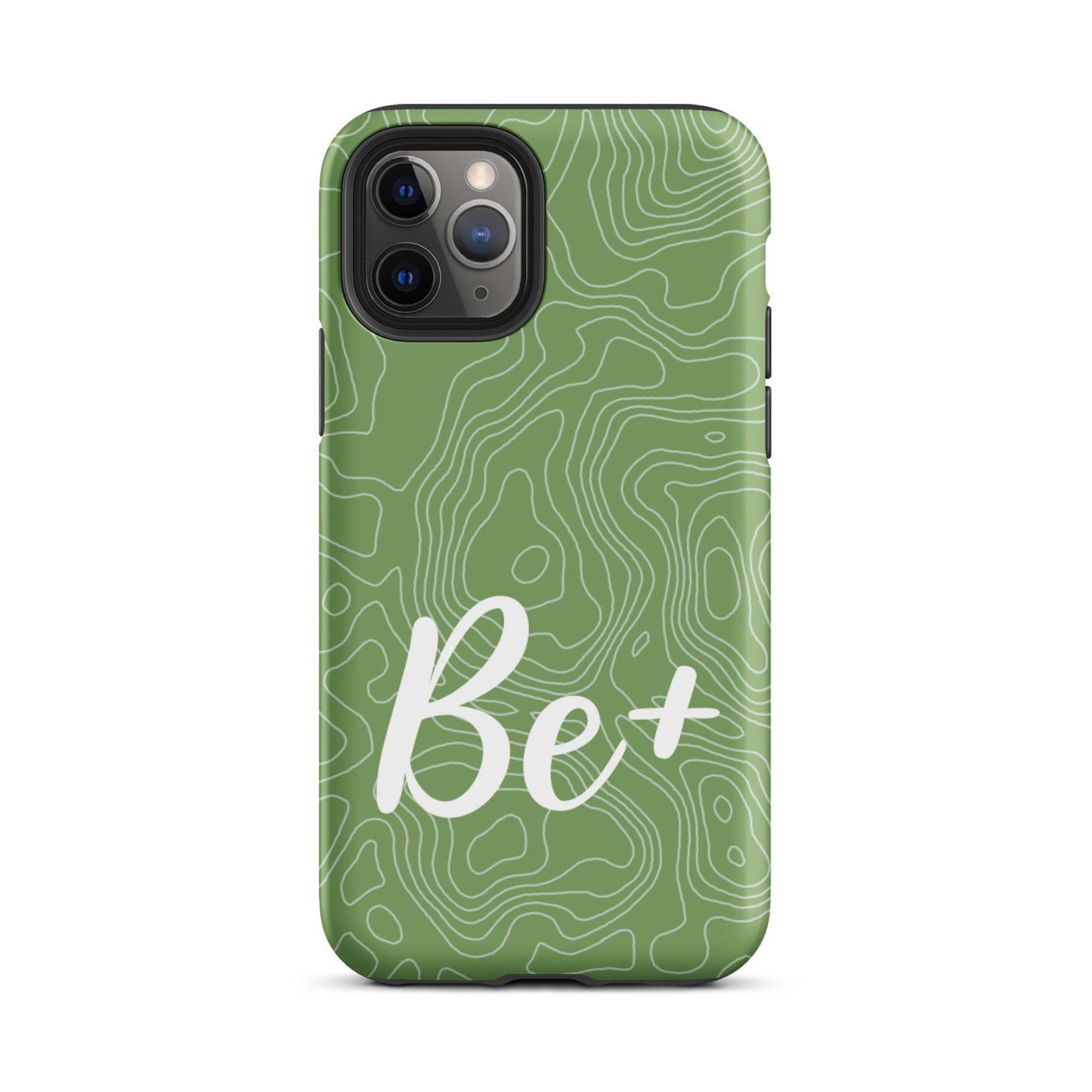 Tough iPhone case Durable Crack proof iPhone  Case "Be Positive" Moticational Mobile Case