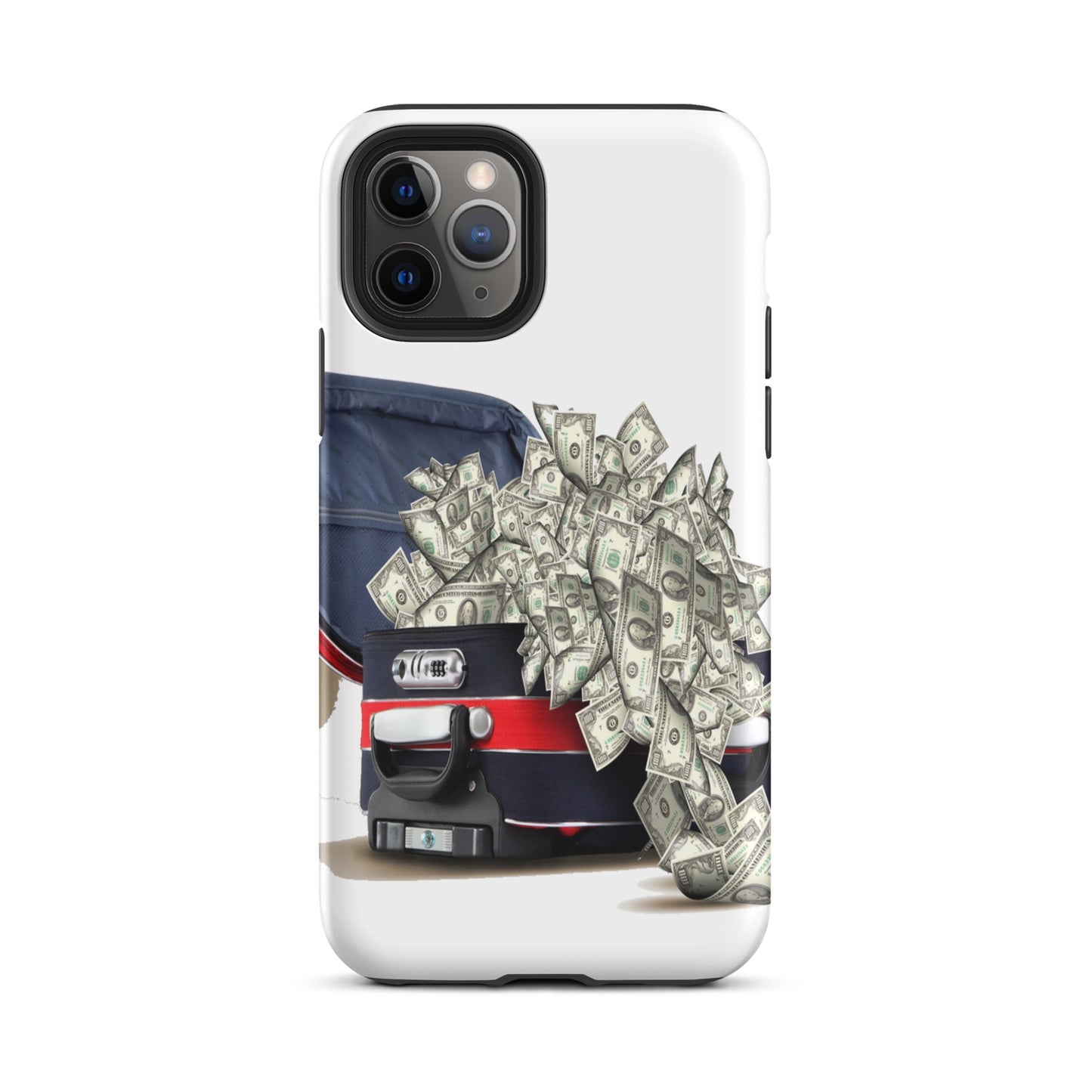 Tough iPhone case Money Affirmation iPhone Case Durable Crack proof Mobile Case