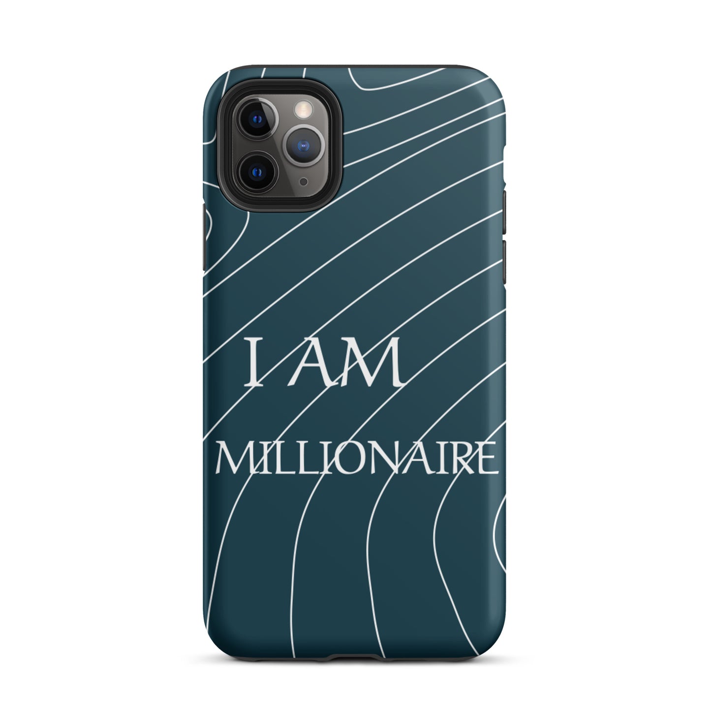 Durable Crack proof iPhone  Case iPhone Case, Law of Affirmation  Tough iPhone case " I am Millionaire"