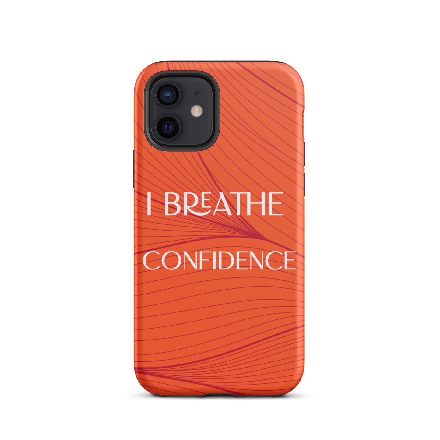 iPhone Case , Durable Tough iPhone case "I Breathe Confidence" Law of Affirmation Mobile Case