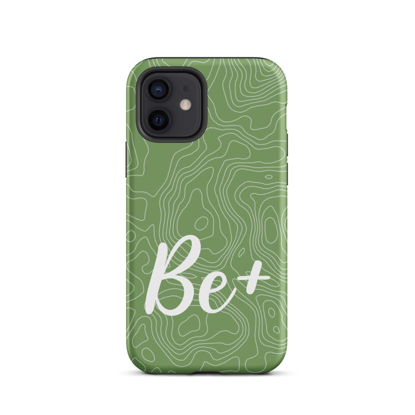 Tough iPhone case Durable Crack proof iPhone  Case "Be Positive" Moticational Mobile Case