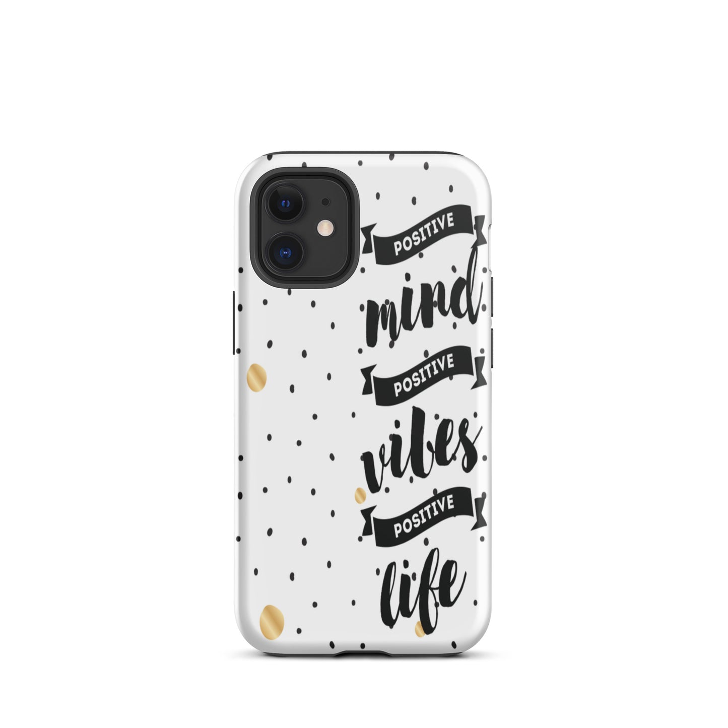 Tough iPhone case, Motivational iPhone Case Mind Vibes Life