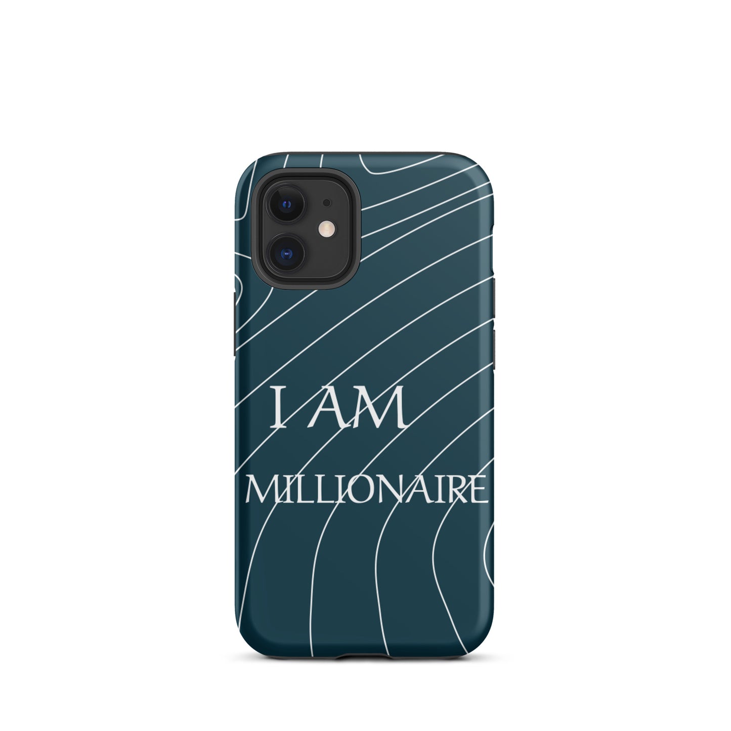 Durable Crack proof iPhone  Case iPhone Case, Law of Affirmation  Tough iPhone case " I am Millionaire"