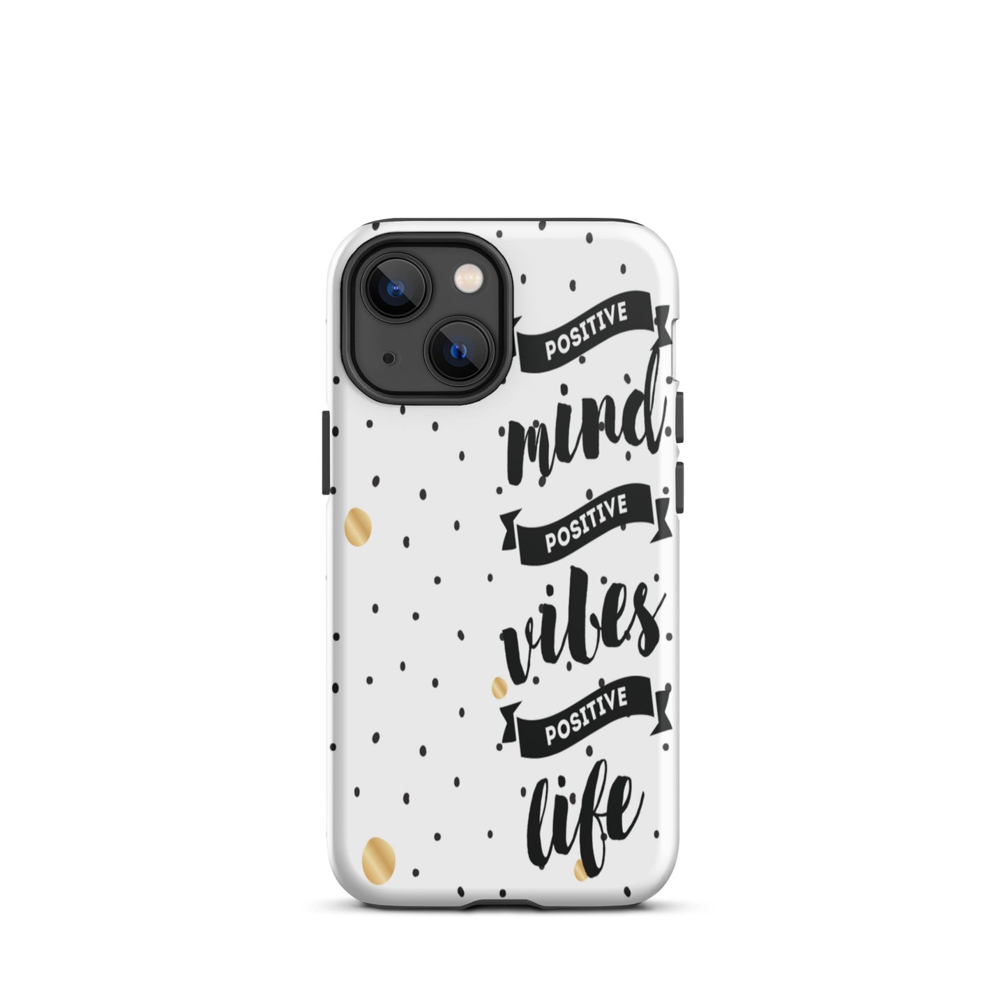 Tough iPhone case, Motivational iPhone Case Mind Vibes Life