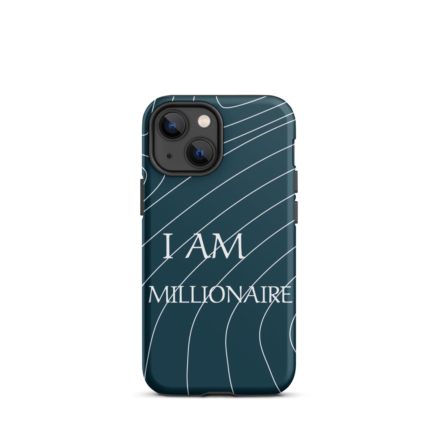 Durable Crack proof iPhone  Case iPhone Case, Law of Affirmation  Tough iPhone case " I am Millionaire"