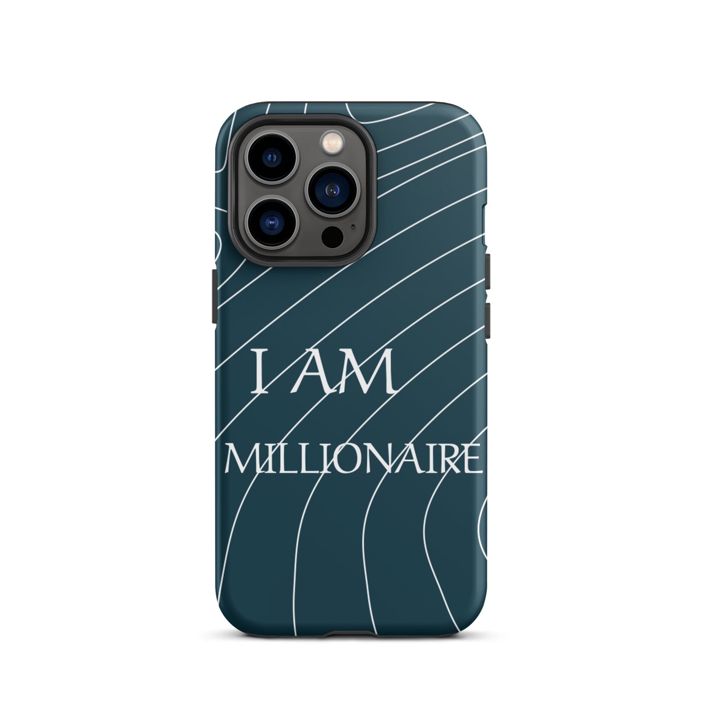 Durable Crack proof iPhone  Case iPhone Case, Law of Affirmation  Tough iPhone case " I am Millionaire"