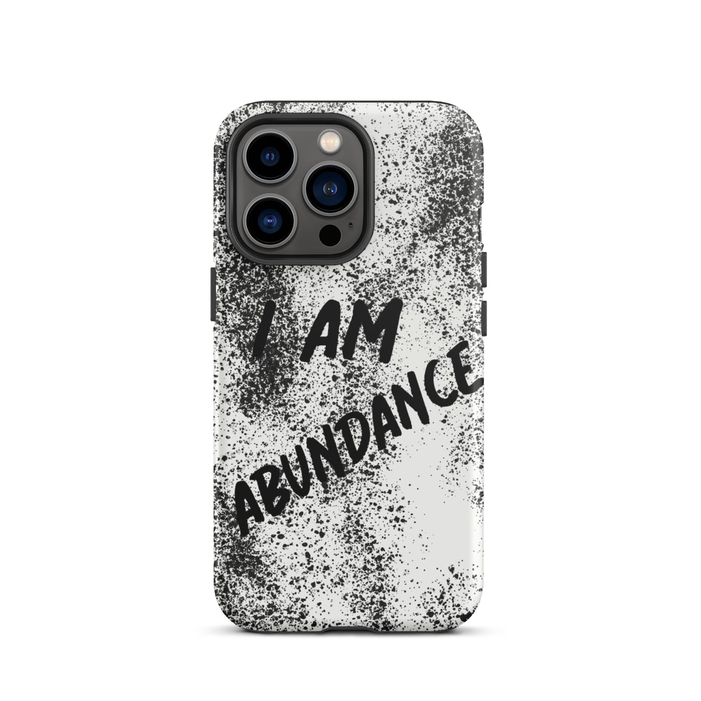 Affirmation quote iPhone Case, Durable Crack proof iPhone  Case  Tough iPhone case "I Am Abundance"