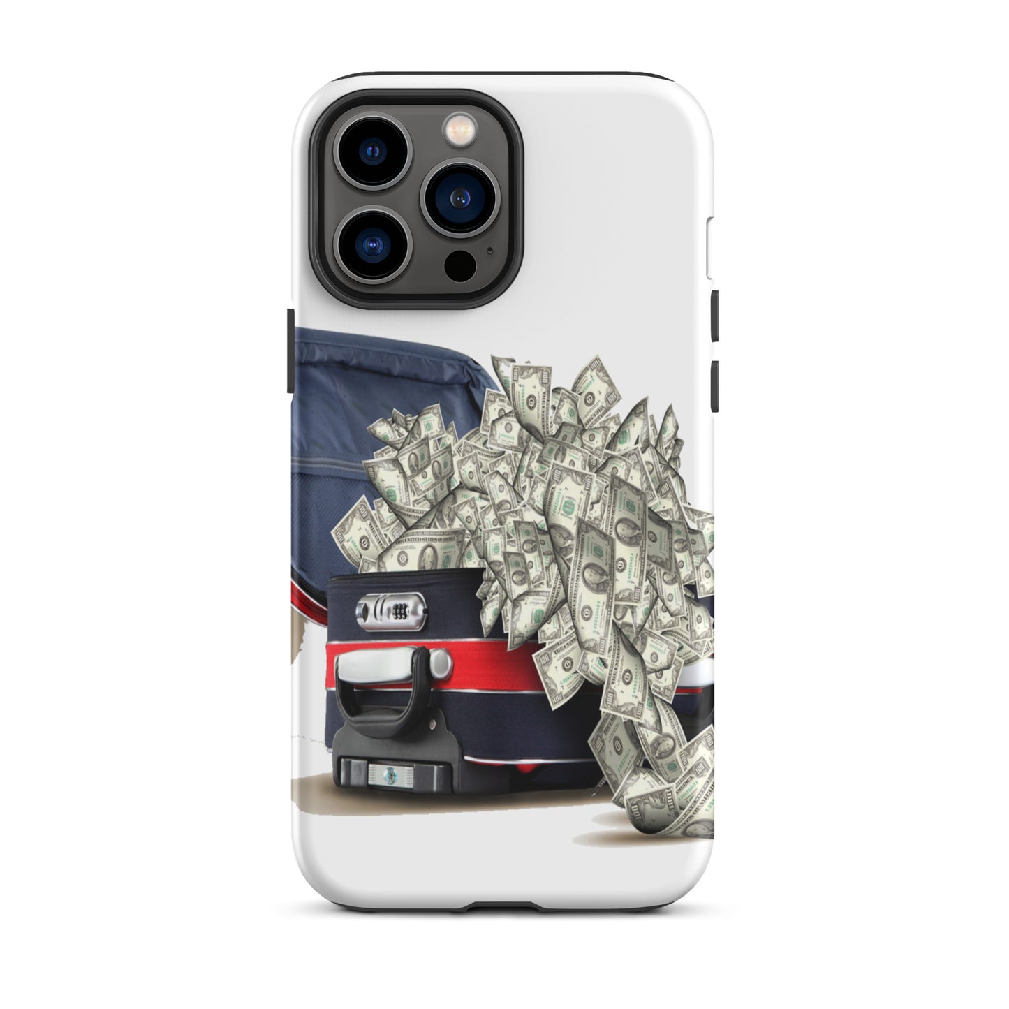 Tough iPhone case Money Affirmation iPhone Case Durable Crack proof Mobile Case