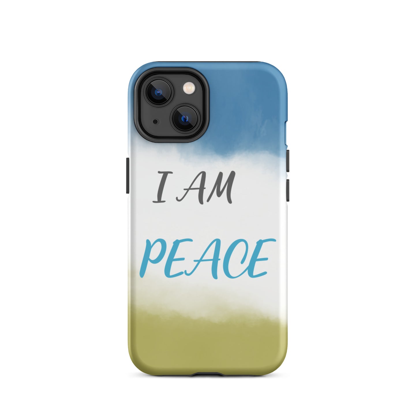 Motivational iPhone Case, Law of Affirmation Mobile Case Tough iPhone case "I am Peace"