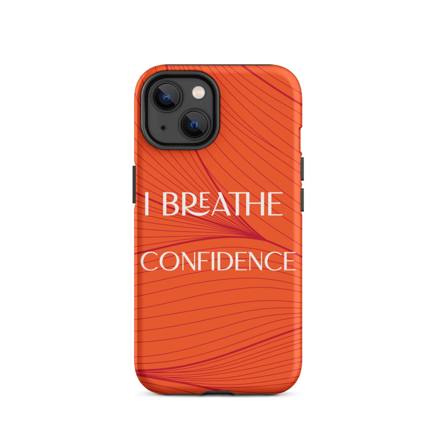 iPhone Case , Durable Tough iPhone case "I Breathe Confidence" Law of Affirmation Mobile Case