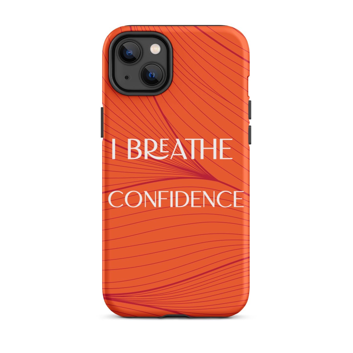 iPhone Case , Durable Tough iPhone case "I Breathe Confidence" Law of Affirmation Mobile Case