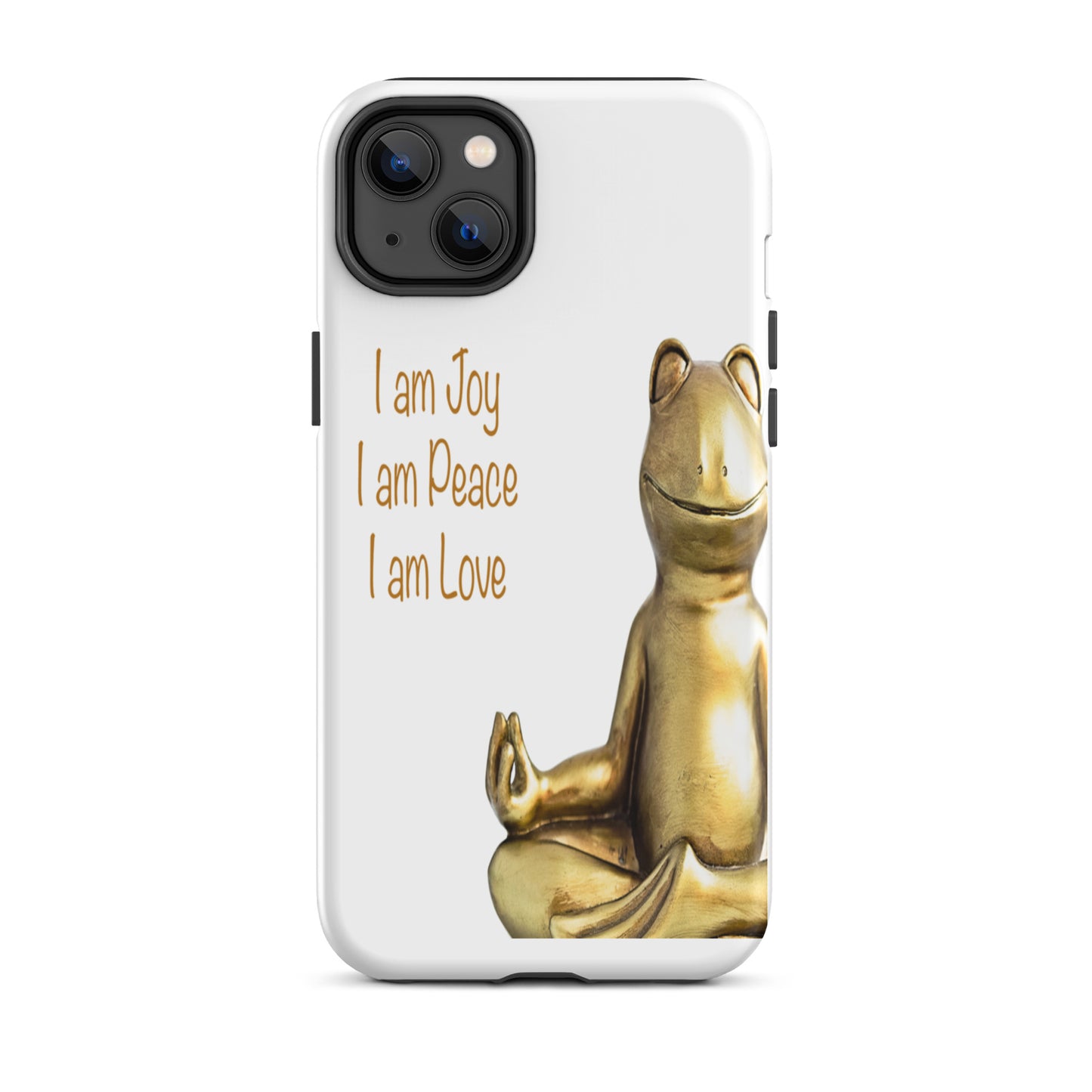 Motivational iPhone case, Tough Durable iPhone Case "I am Happy"