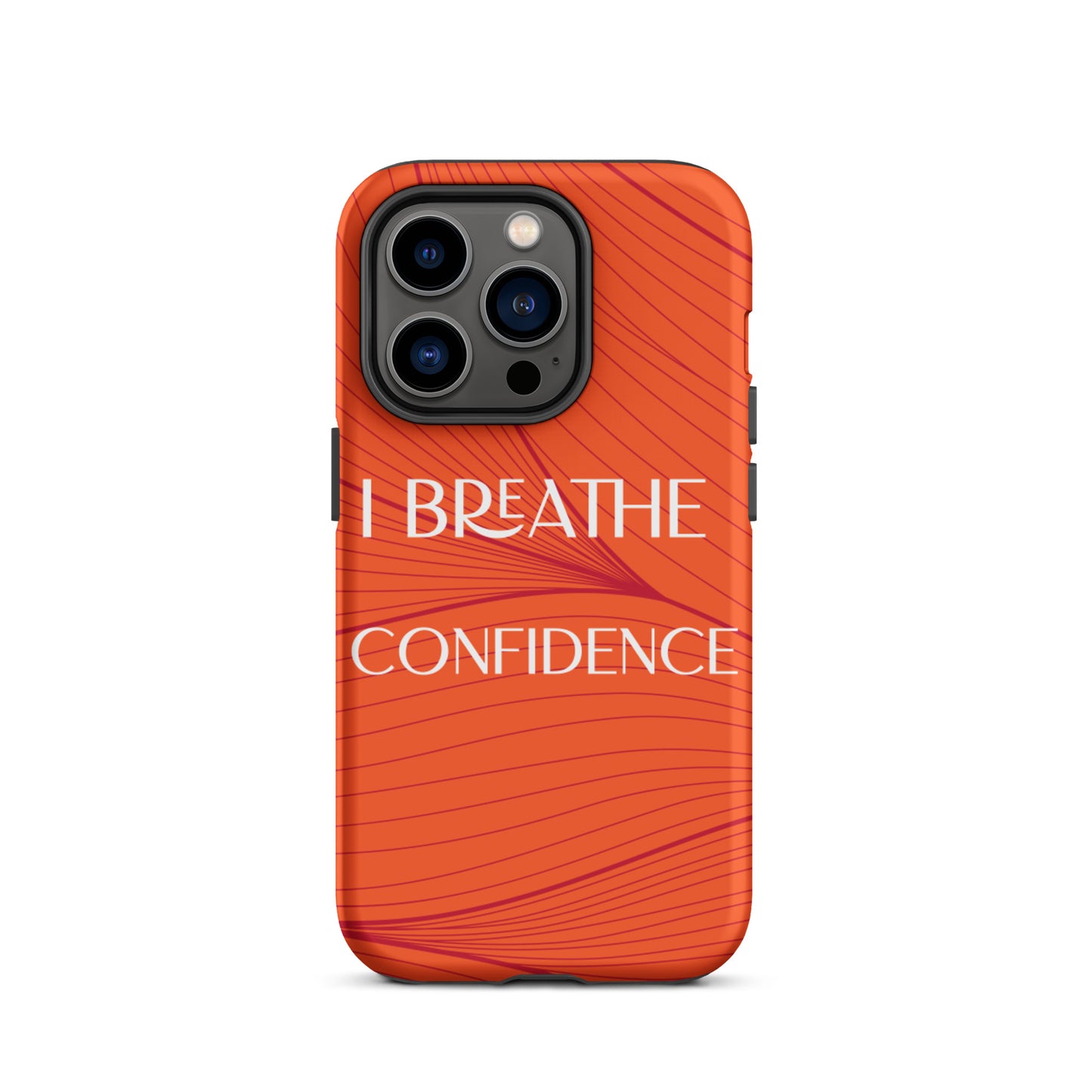 iPhone Case , Durable Tough iPhone case "I Breathe Confidence" Law of Affirmation Mobile Case