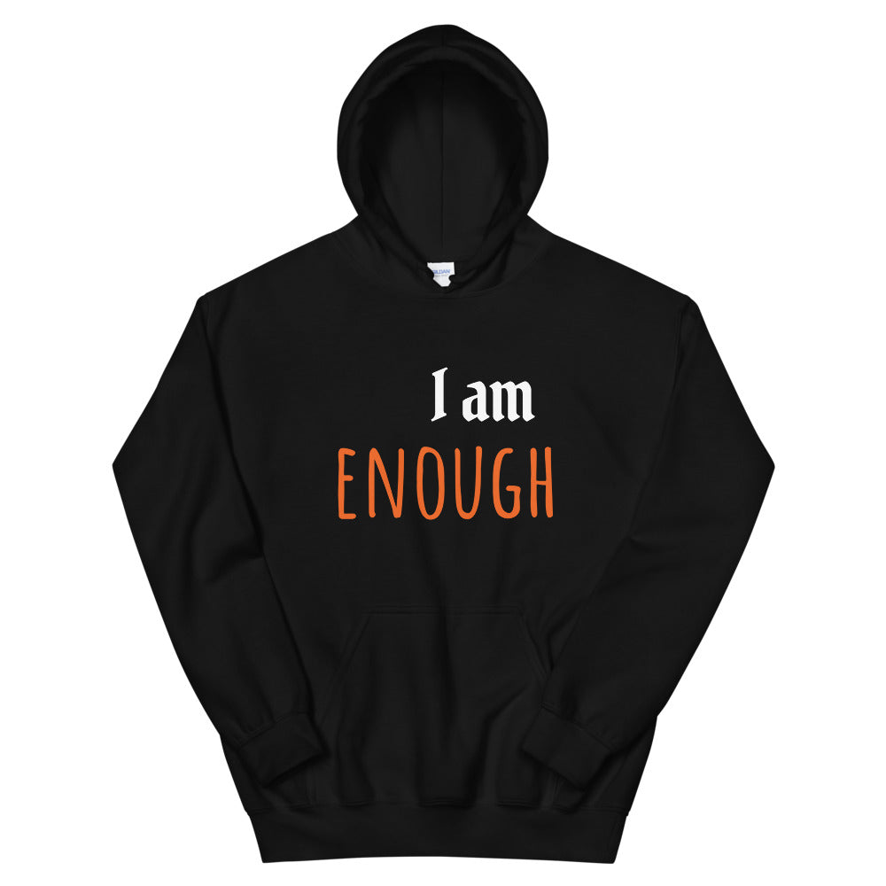 Motivational Hoodie " I am Enough" Customized Law of Affirmation Unisex Hoodie