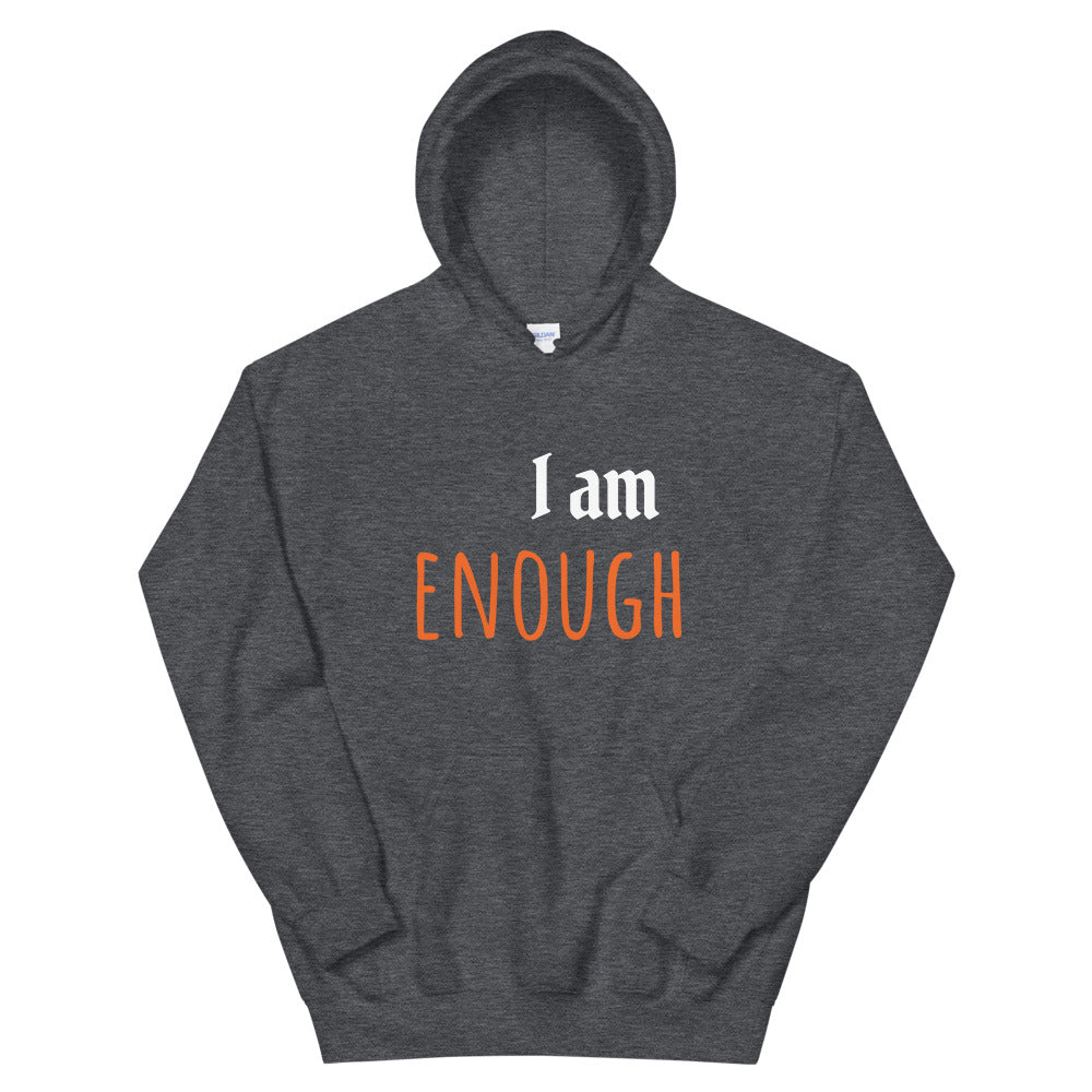 Motivational Hoodie " I am Enough" Customized Law of Affirmation Unisex Hoodie