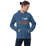 Motivational Hoodie " I am Enough" Customized Law of Affirmation Unisex Hoodie