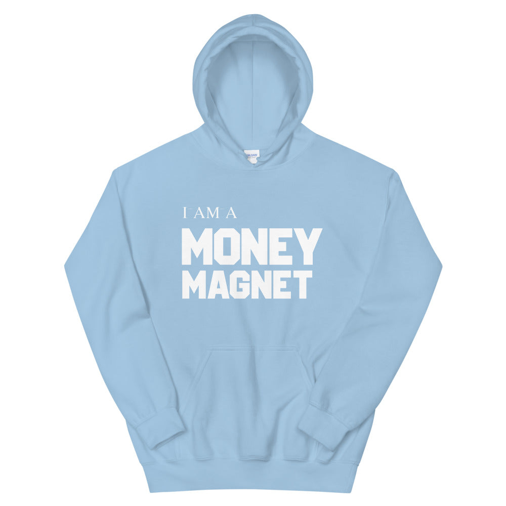 Motivational Hoodie "I AM MONEY MAGNET"  Inspiring law of Affirmation Unisex Hoodie