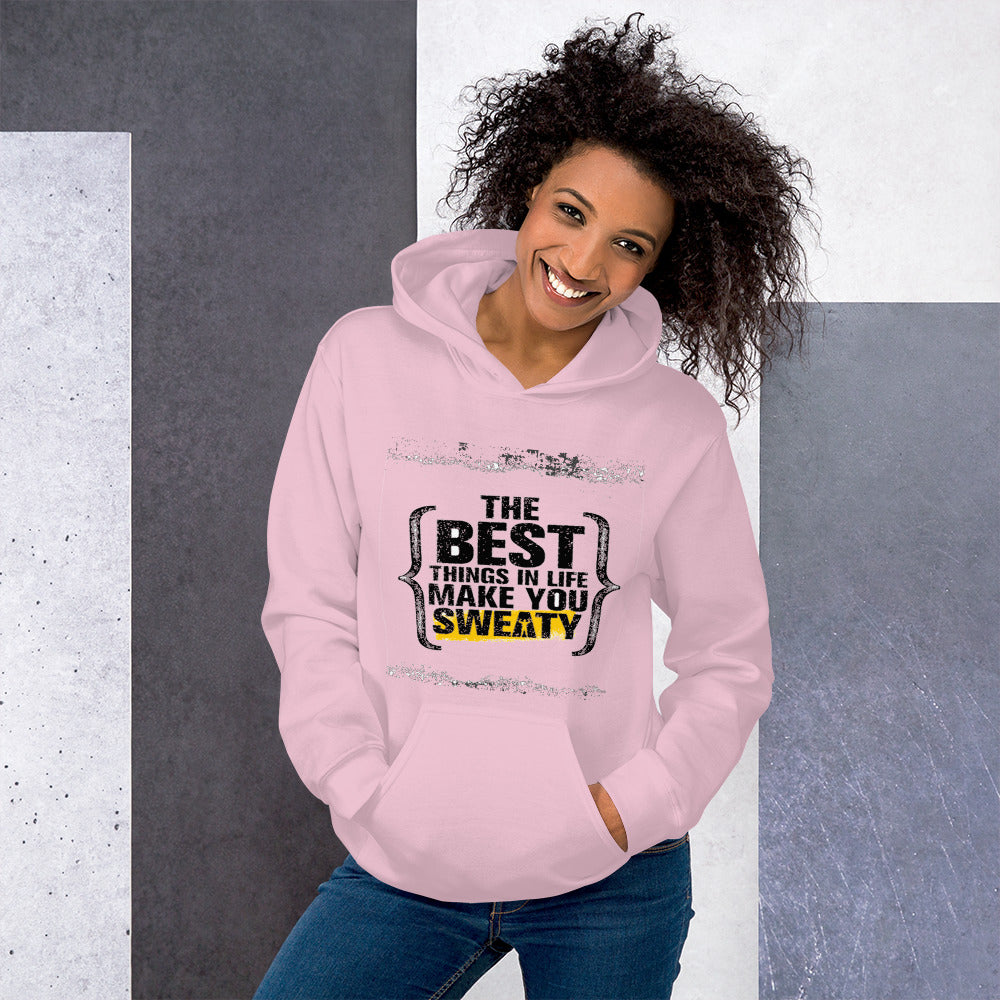 Motivational  Hoodie " Make you Sweaty"  Inspirational Law of Affirmation Unisex Hoodie