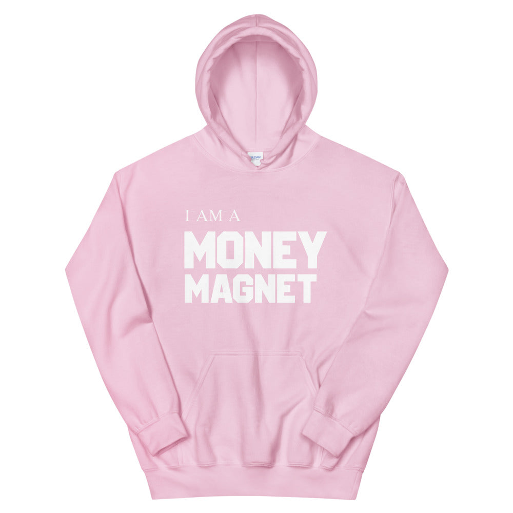 Motivational Hoodie "I AM MONEY MAGNET"  Inspiring law of Affirmation Unisex Hoodie