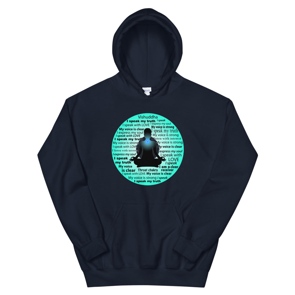 Chakra  Hoodie "I HAVE WHAT I NEED" Spiritual Healing Meditation Unisex Hoodie