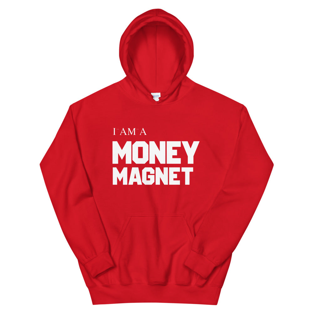 Motivational Hoodie "I AM MONEY MAGNET"  Inspiring law of Affirmation Unisex Hoodie