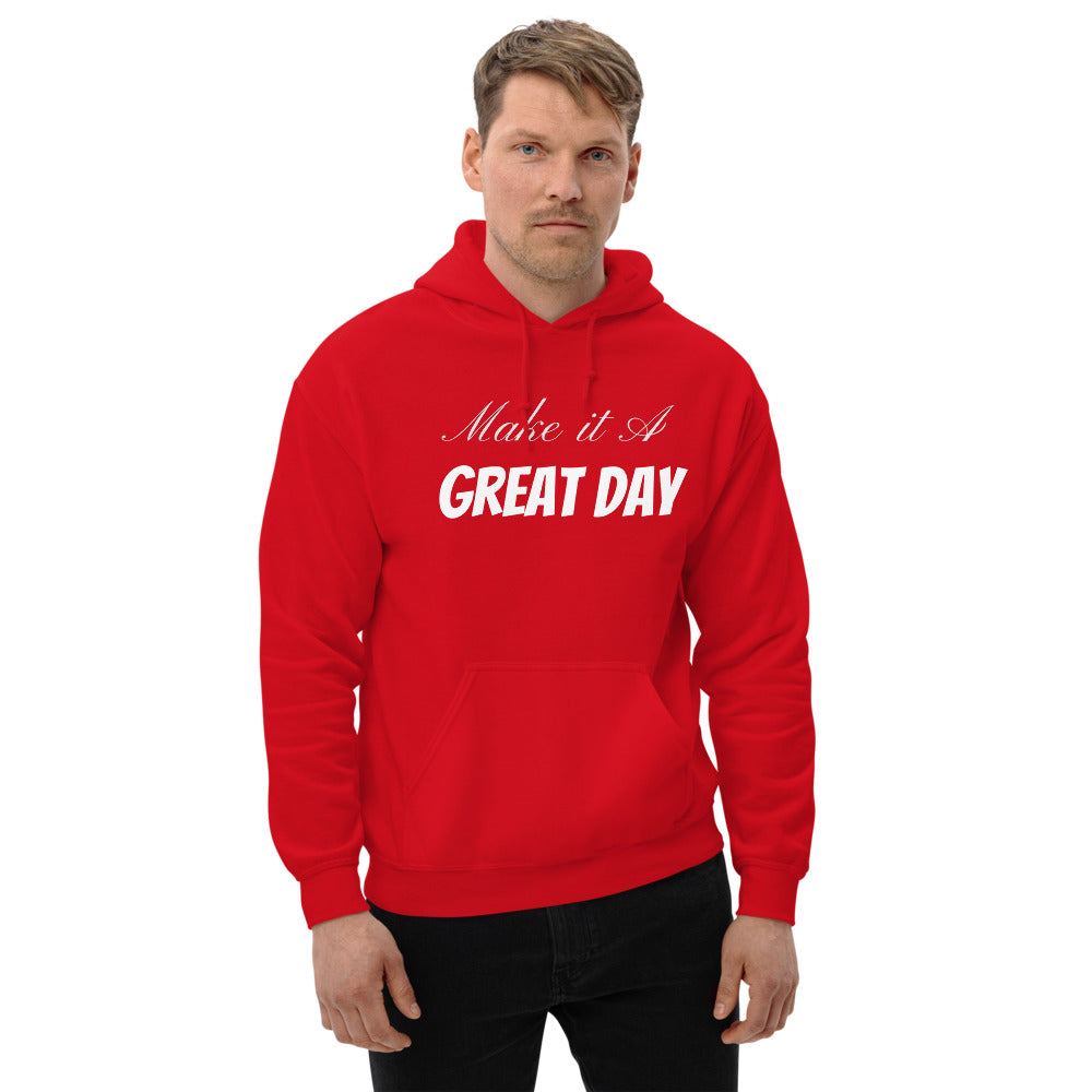 Motivational Hoodie " Great day" Inspirational law of Affirmation Unisex Hoodie