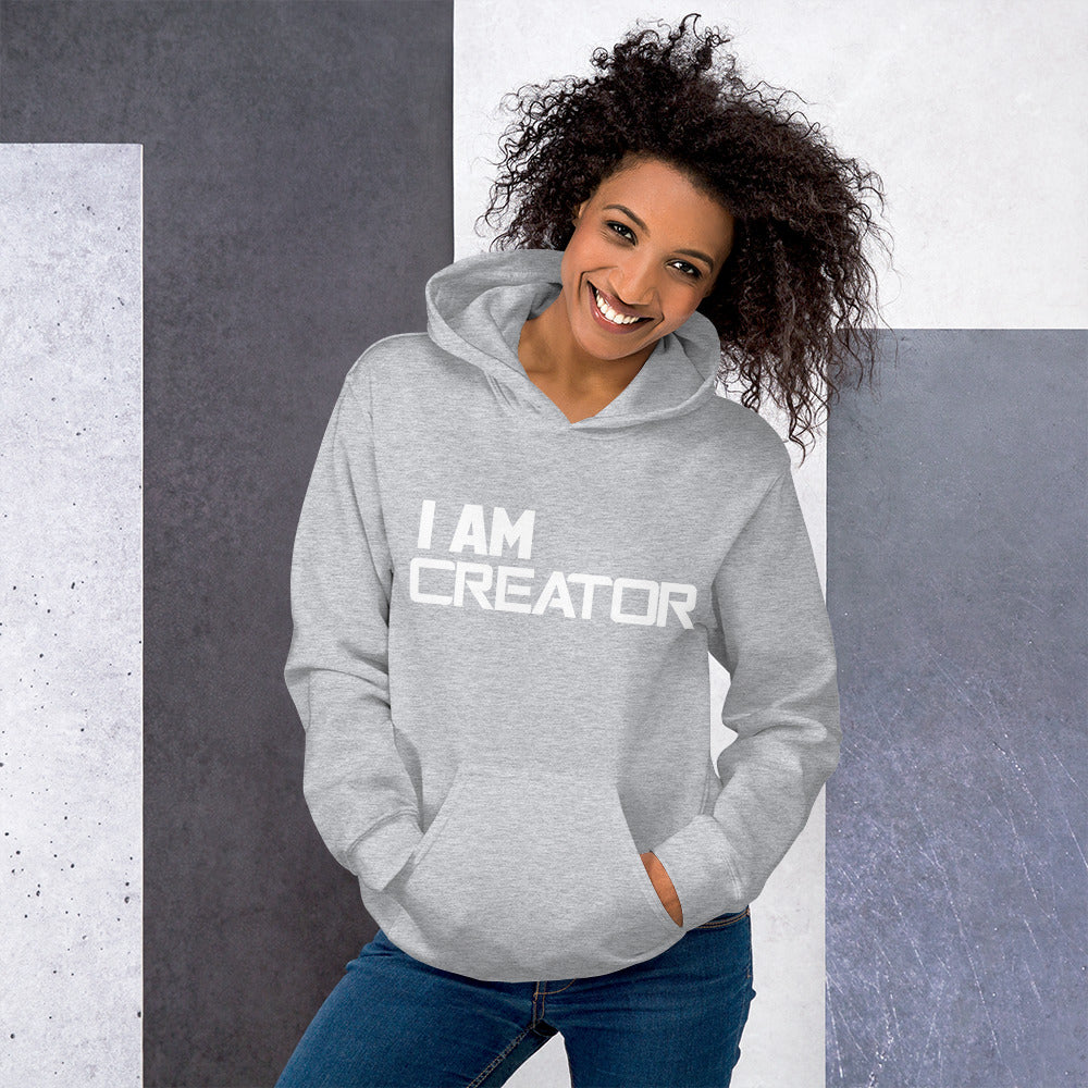 Motivational   Hoodie " I AM CREATOR"   Inspiring  Law of Affirmation Unisex Hoodie