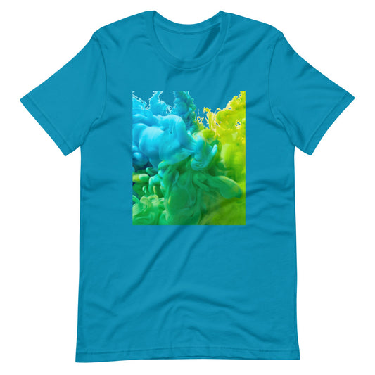 Motivational  T-Shirt "Wave of Nature" Positive  Inspiring Short-Sleeve Unisex T-Shirt