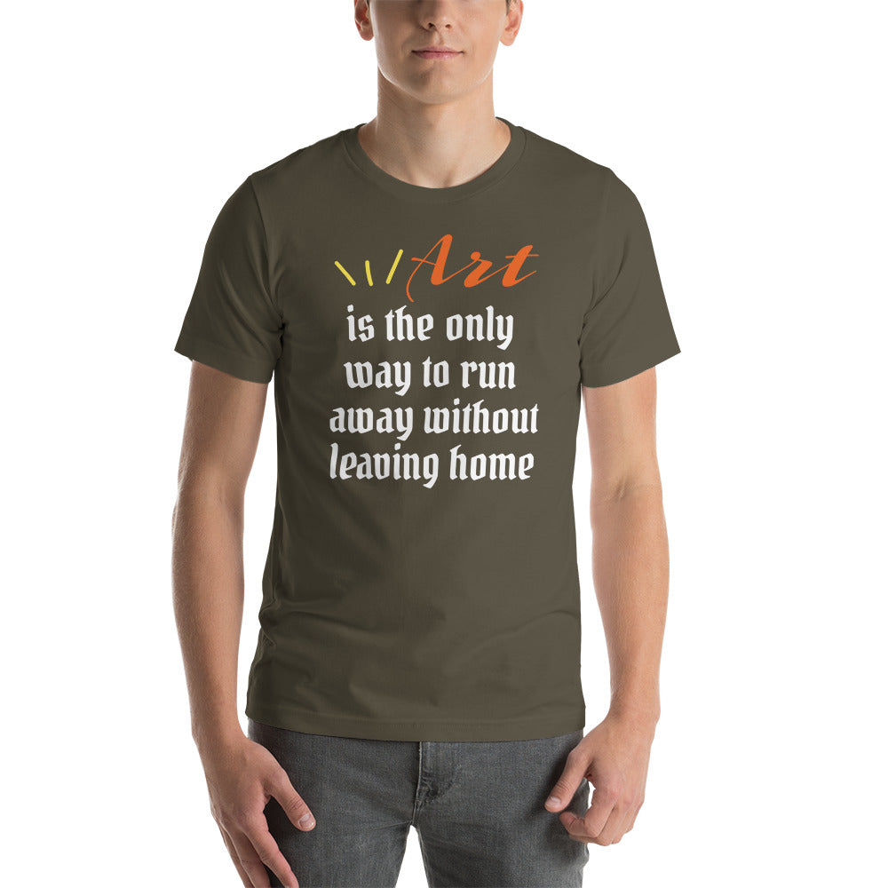 Exclusive Art T-Shirt "Art is the Way" Customized  Unisex T-Shirt for Artists