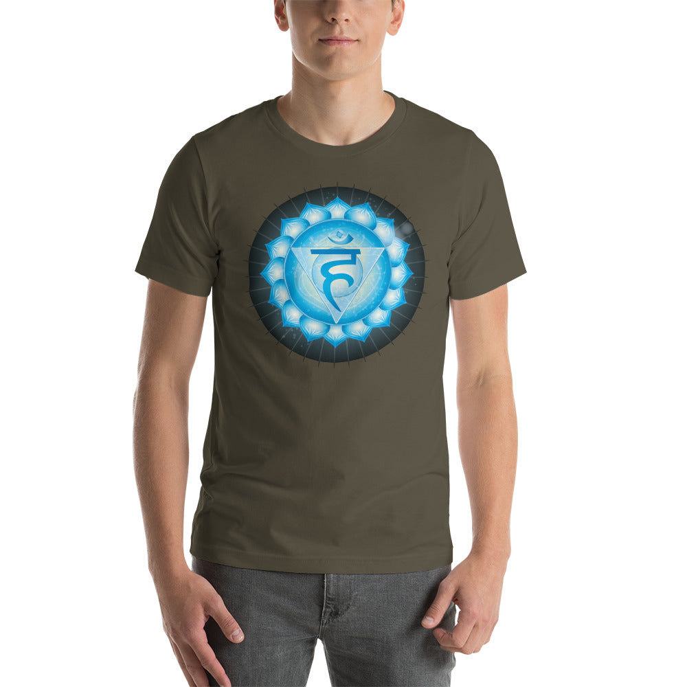 Chakra T-Shirt "OM Cosmic Energy" Spiritual Healing  Short-Sleeve Unisex T-Shirt