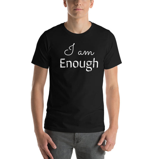 Motivational T-Shirt "I am Enough" Law of Affirmation Short-Sleeve Unisex T-Shirt