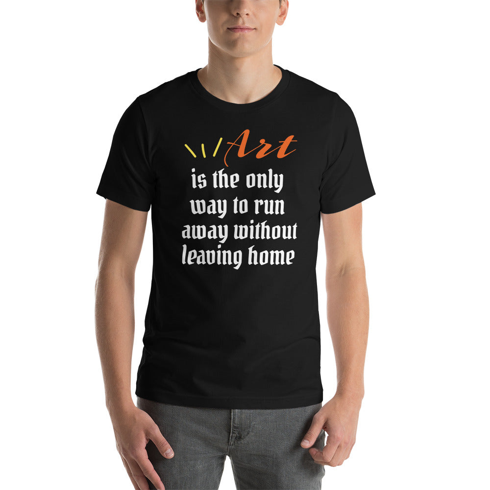 Exclusive Art T-Shirt "Art is the Way" Customized  Unisex T-Shirt for Artists