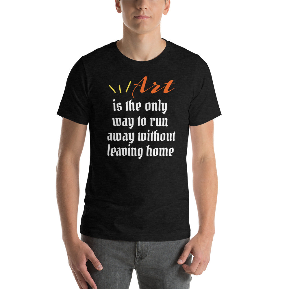 Exclusive Art T-Shirt "Art is the Way" Customized  Unisex T-Shirt for Artists