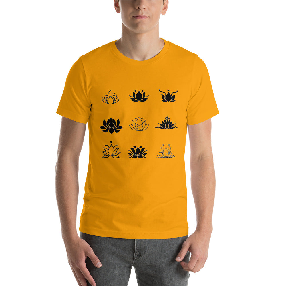 Chakra Unisex T-Shirt "CHAKRA Symbol " Healing Meditation Short-Sleeve Unisex T-Shirt