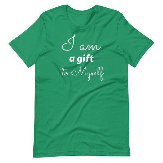 Motivational T-Shirt "I am a Gift" Law of Affirmation Short-Sleeve Unisex T-Shirt