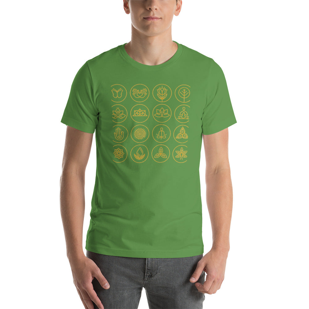 Chakra Unisex T-Shirt "Chakra Symbol" Healing  Short-Sleeve Unisex T-Shirt