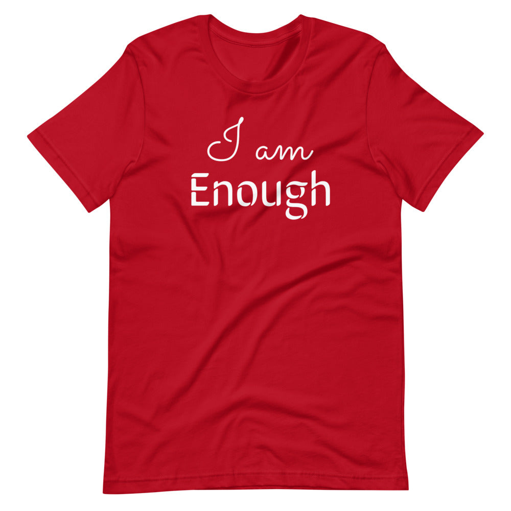 Motivational T-Shirt "I am Enough" Law of Affirmation Short-Sleeve Unisex T-Shirt