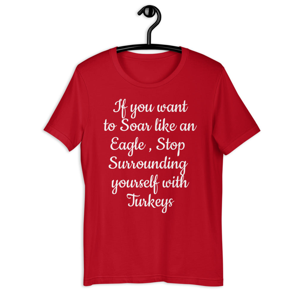 Motivational  T-Shirt "SOAR LIKE AN EAGLE" Law of Affirmation Short-Sleeve Unisex T-Shirt