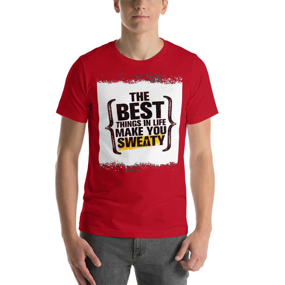 Motivational T-Shirt "THE BEST THING IN LIFE"  Positive Inspiring Short-Sleeve Unisex T-Shirt