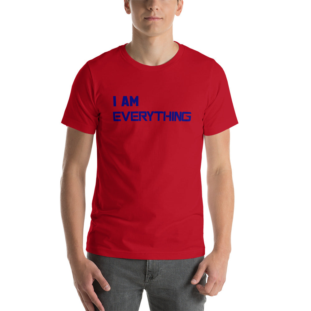 Motivational Unisex T-Shirt "I AM EVERYTHING "  Law of attraction Short Sleeve Unisex T-Shirt