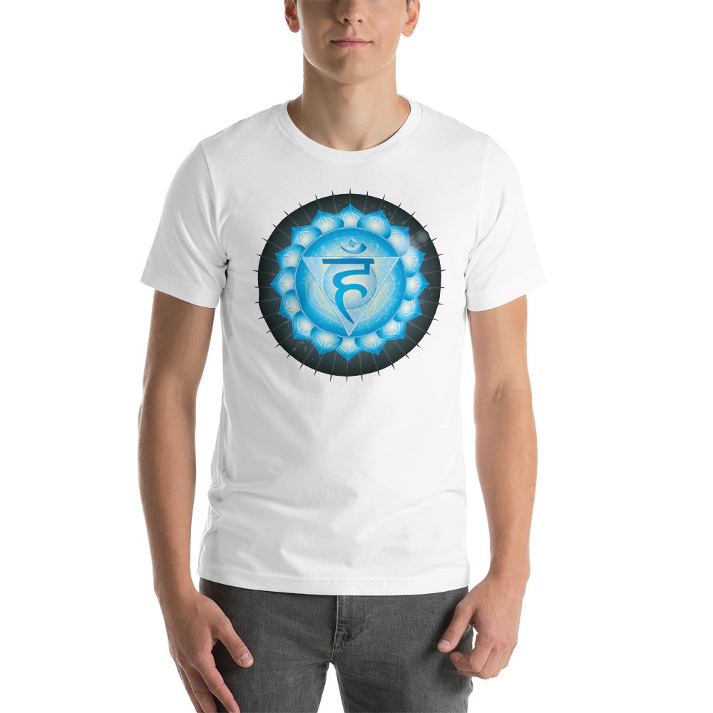 Chakra T-Shirt "OM Cosmic Energy" Spiritual Healing  Short-Sleeve Unisex T-Shirt