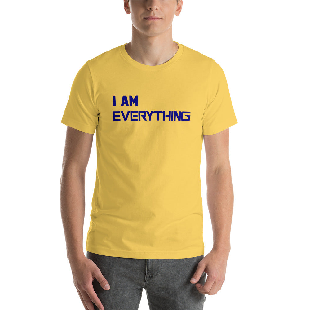 Motivational Unisex T-Shirt "I AM EVERYTHING "  Law of attraction Short Sleeve Unisex T-Shirt