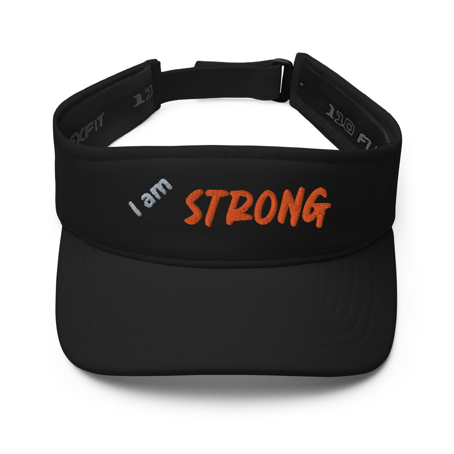 Motivational Visor "I am Strong"  positive Affirmation Visor