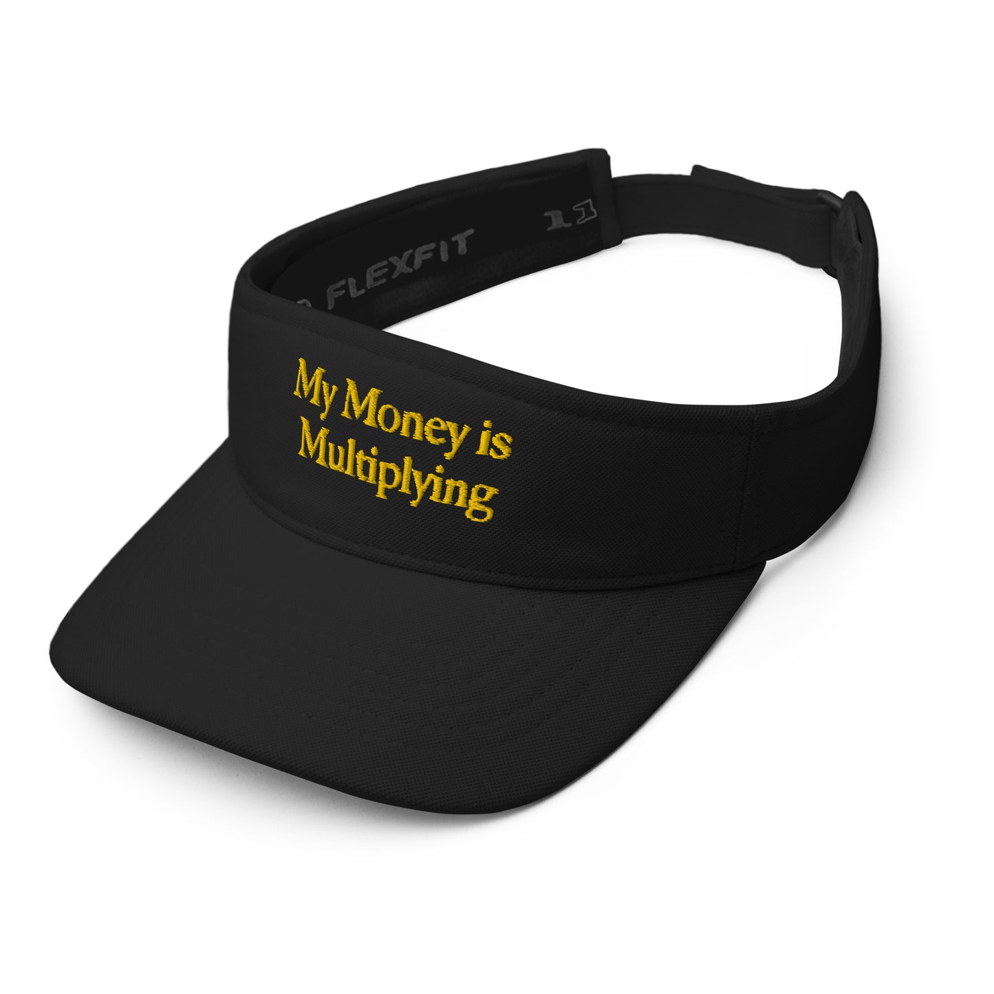 Motivational Visor "My Money is Multiplying" Positive affirmation  Visor