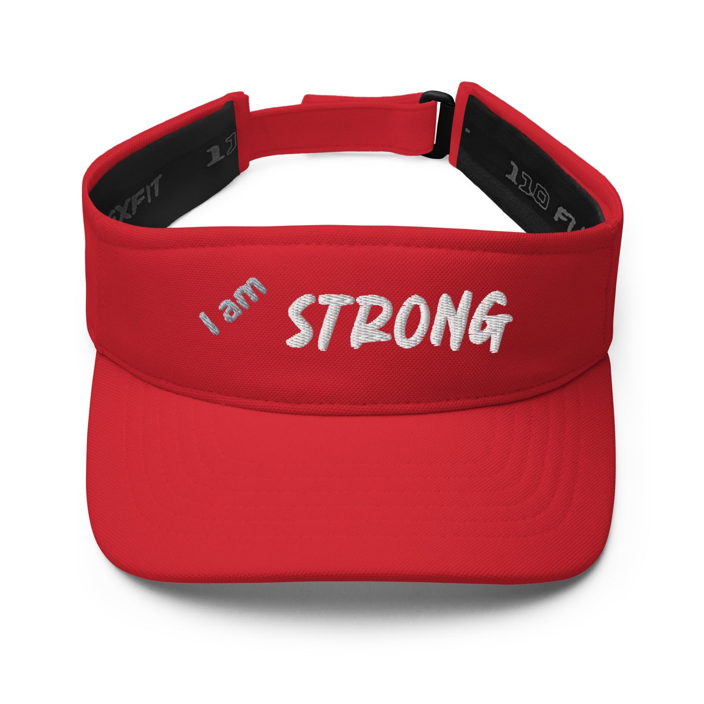 Motivational Visor "I am Strong"  positive Affirmation Visor