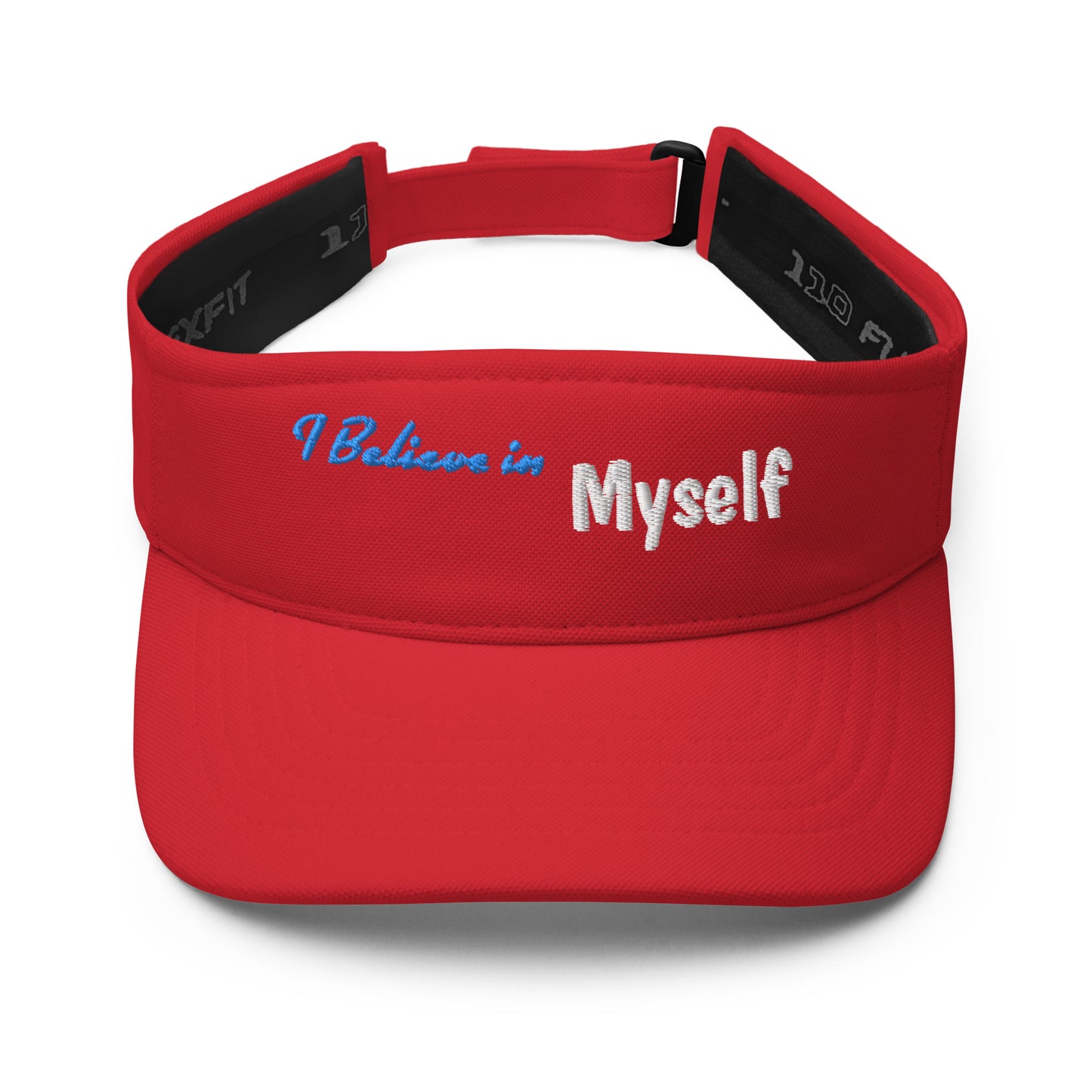 Motivational Visor "I Believe in Myself"  Affirmation quote Visor