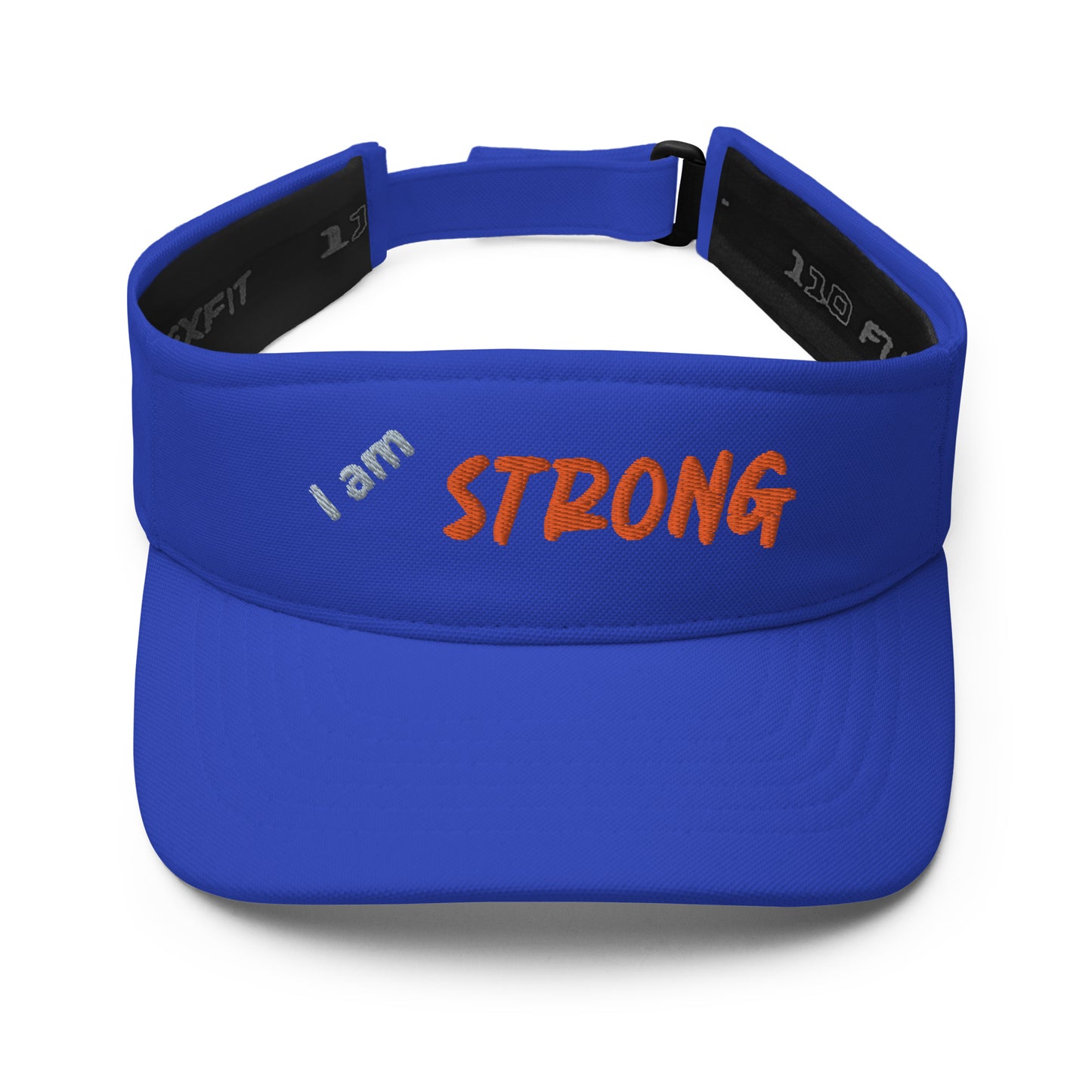 Motivational Visor "I am Strong"  positive Affirmation Visor