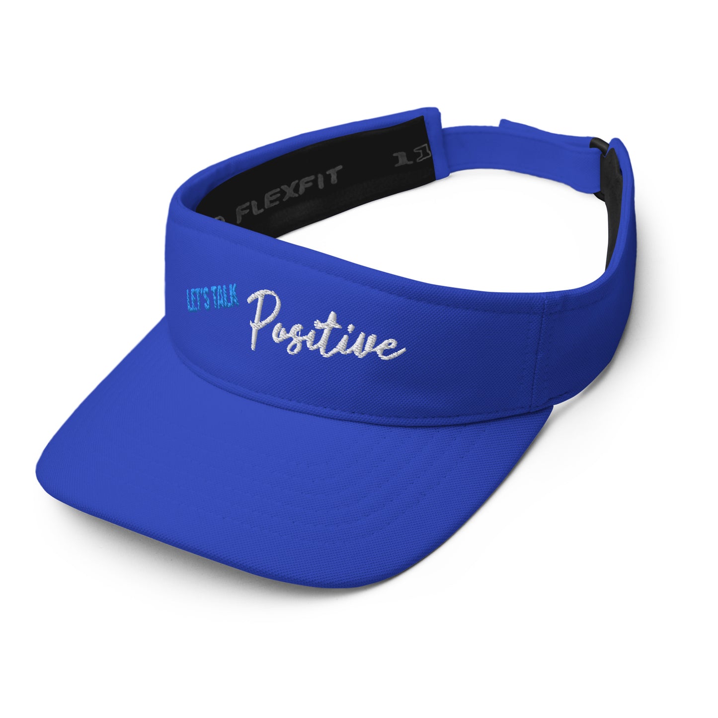 Customized Visor "Let's Talk Positive" Motivational Visor