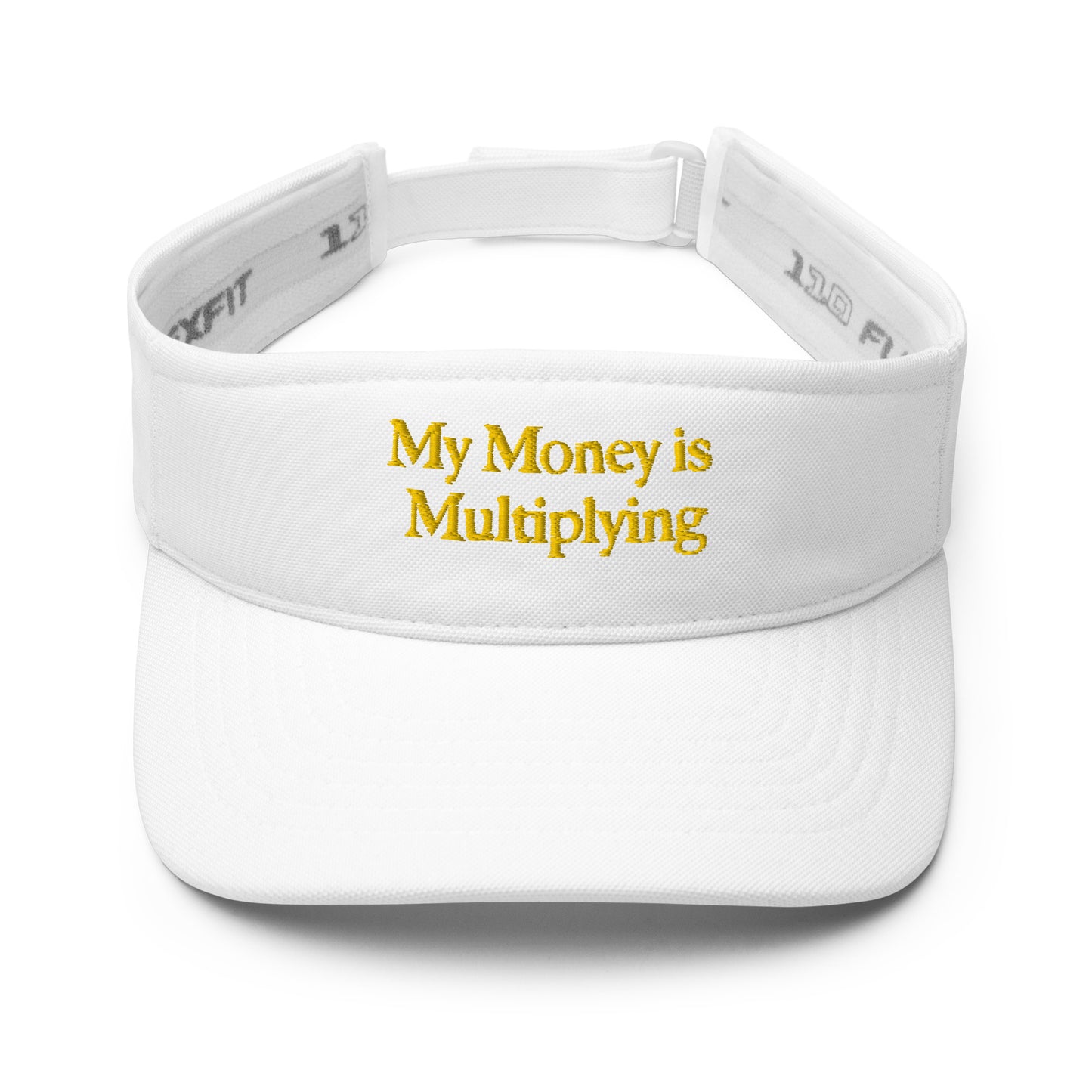 Motivational Visor "My Money is Multiplying" Positive affirmation  Visor