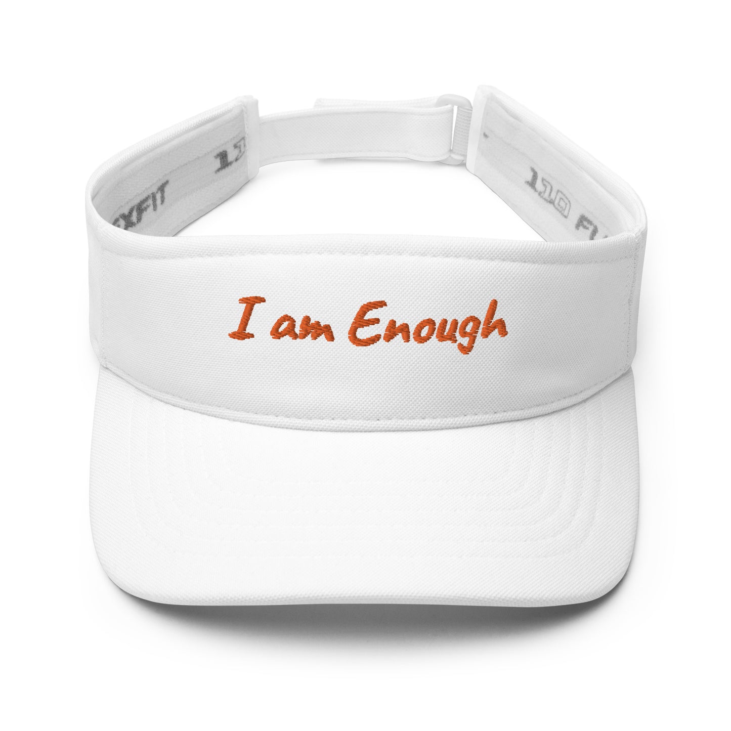 Motivational Visor "I am Enough" Positive affirmation quote Visor